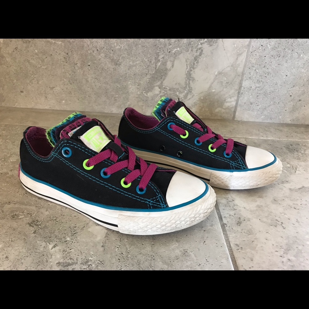 Quadruple tongue Converse in awesome condition